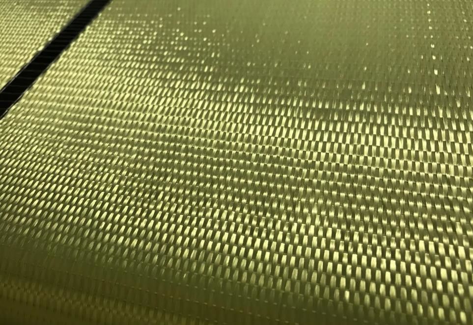 Plain Weave Carbon Fiber Composite Materials Kevlar Aramid Fabric 400 Denier 110g