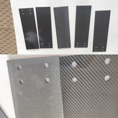 Makine parçaları için kaba bitmiş 3mm Karbon Fiber panel 3K Dimi